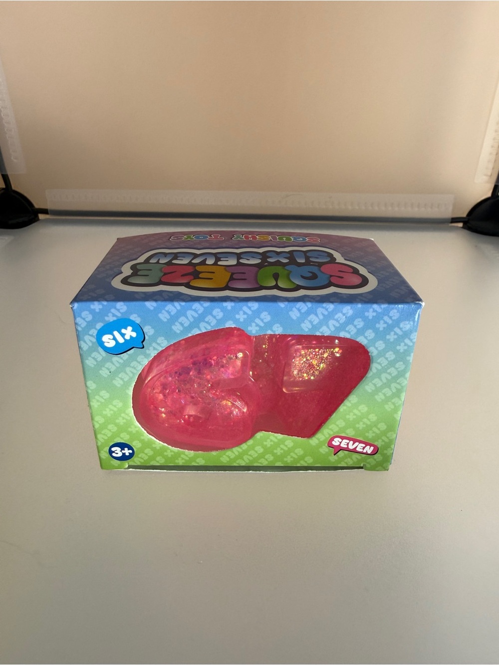 Six Seven Squeeze Toy – Soft Gel Texture & Glitter